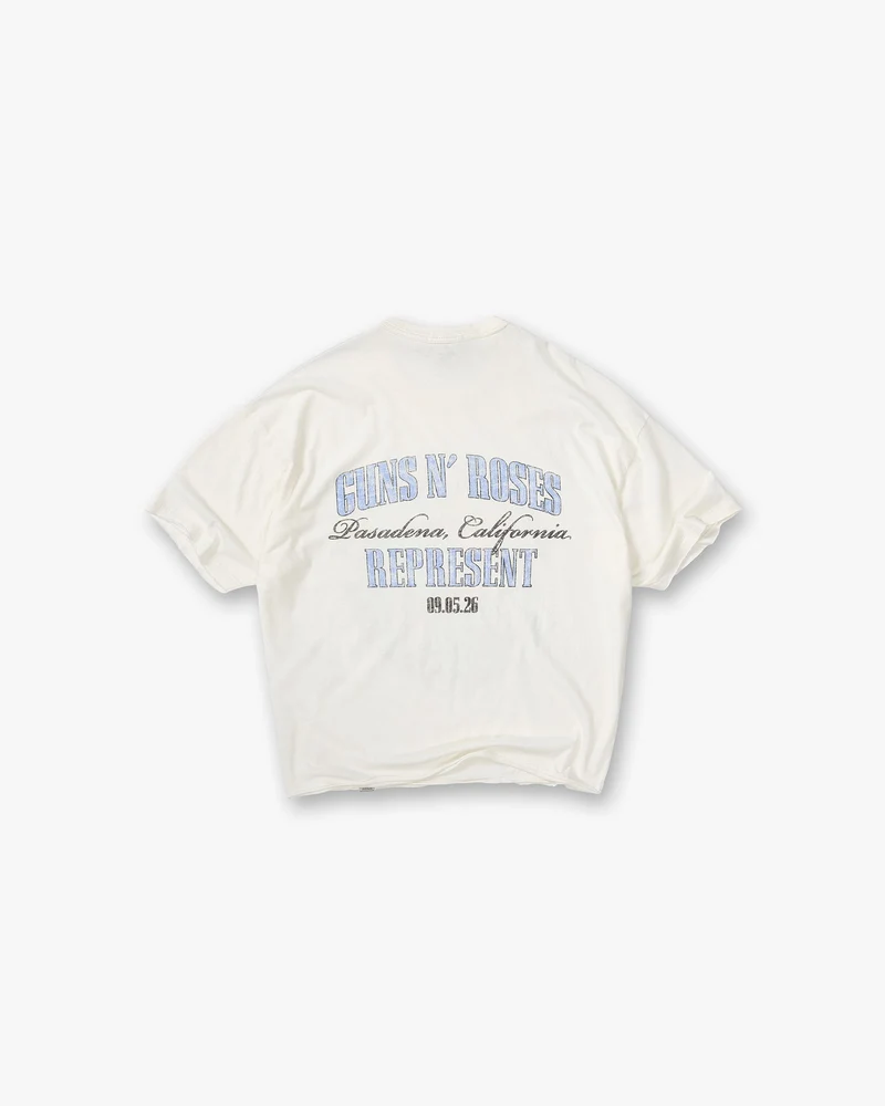 Represent X Guns N' Roses Revolver T-Shirt - Flat White