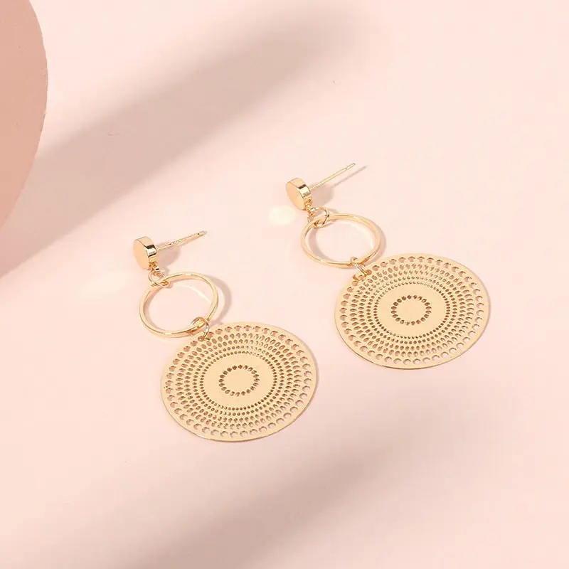 Boucles d'Oreilles Ethniques Chics - Soleil