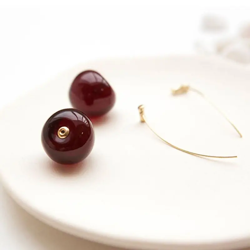 Boucles d'Oreilles Cerise