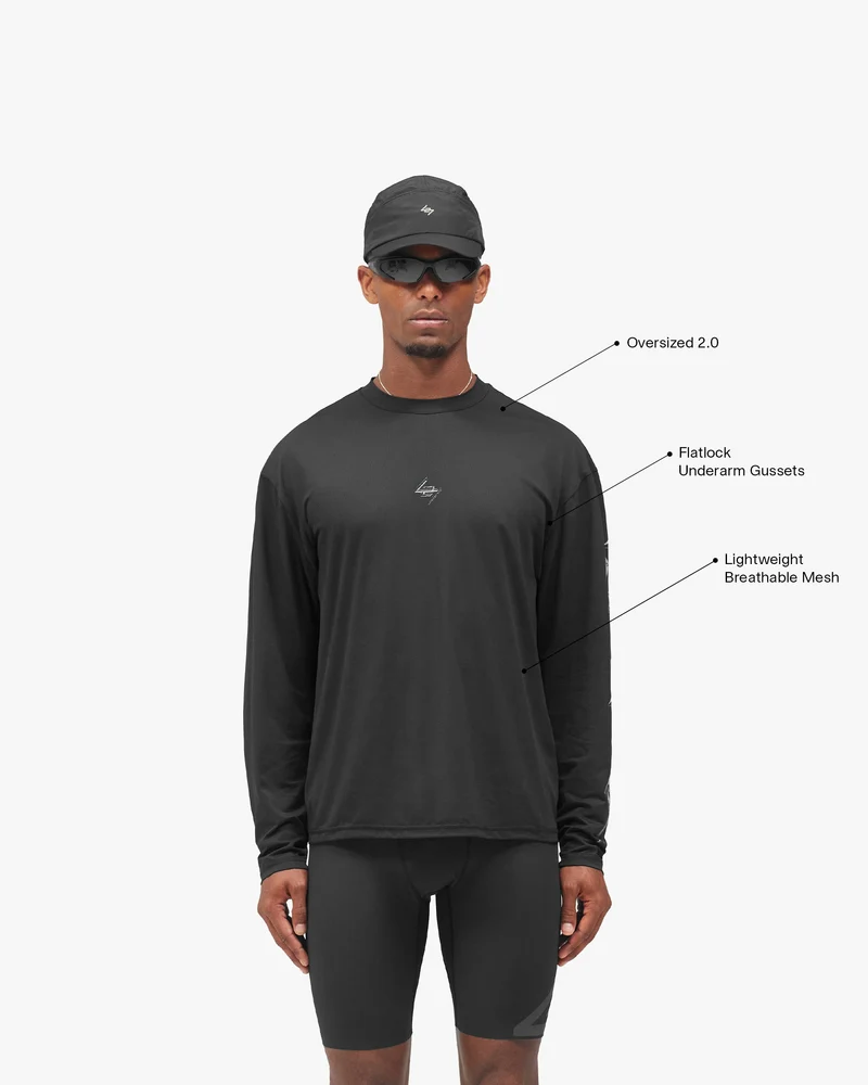 247 Noble Long Sleeve T-Shirt - Jet Black