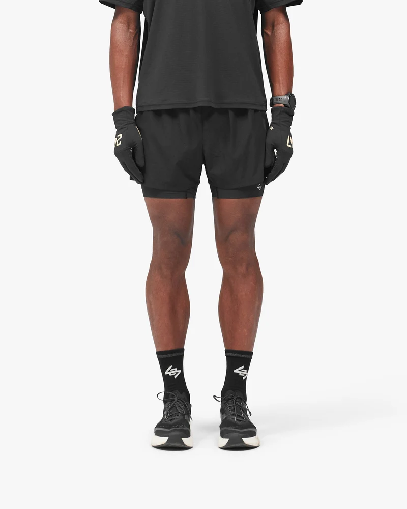 247 Ghost 2-In-1 Short - Jet Black