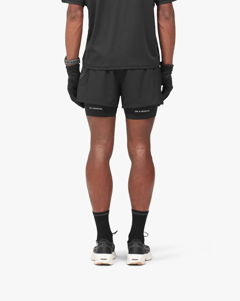 247 Ghost 2-In-1 Short - Jet Black