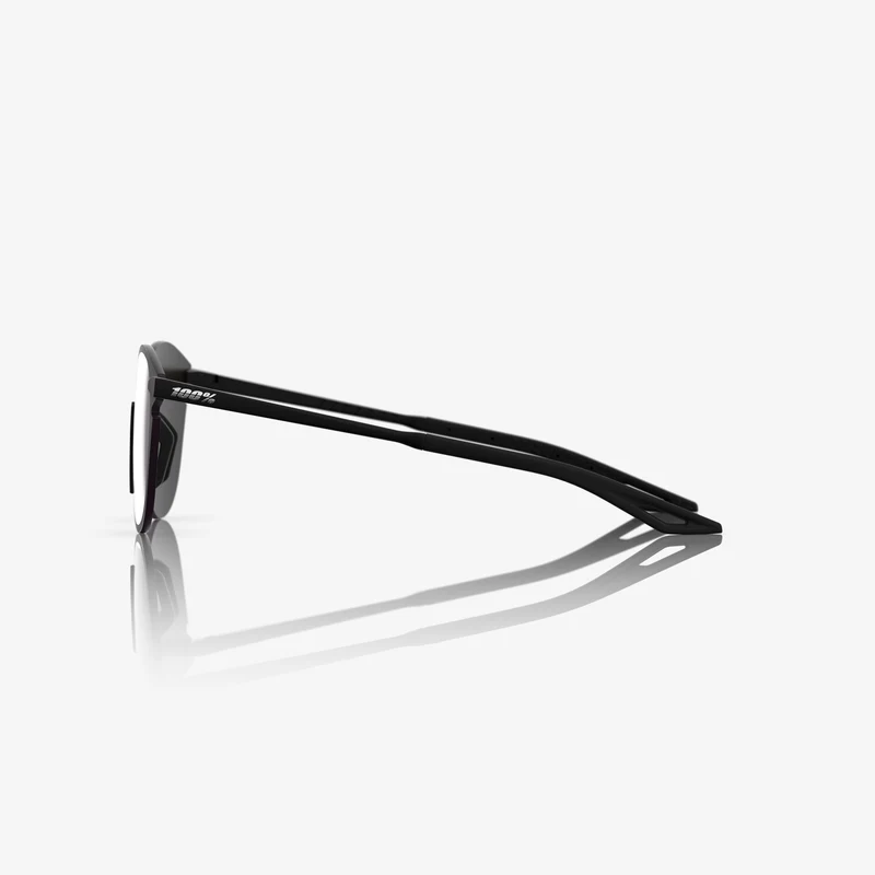 LEGERE ROUND Matte Black Silver Mirror Lens