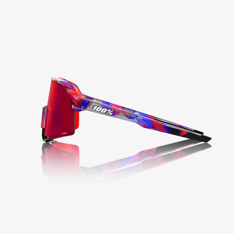 S3 LE FDJ Gloss Translucent Red/Blue HiPER Fire Red Mirror Lens