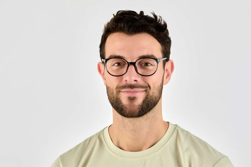Serene Black Eyeglasses