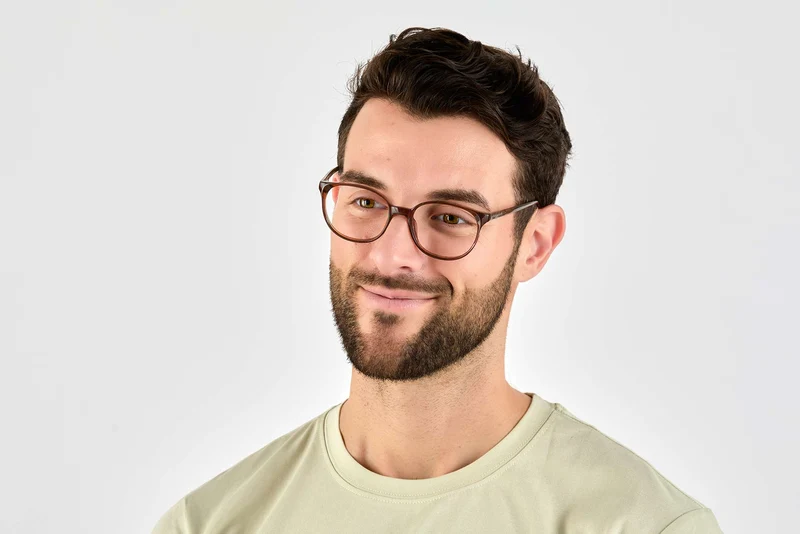 Serene Brown Eyeglasses
