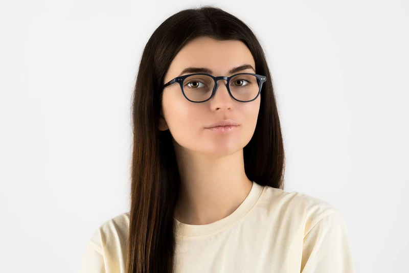 Dash Navy Eyeglasses