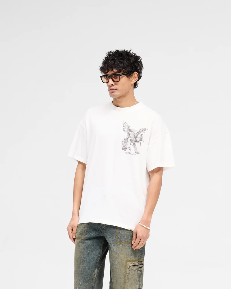 Elegance In Motion T-Shirt - Flat White