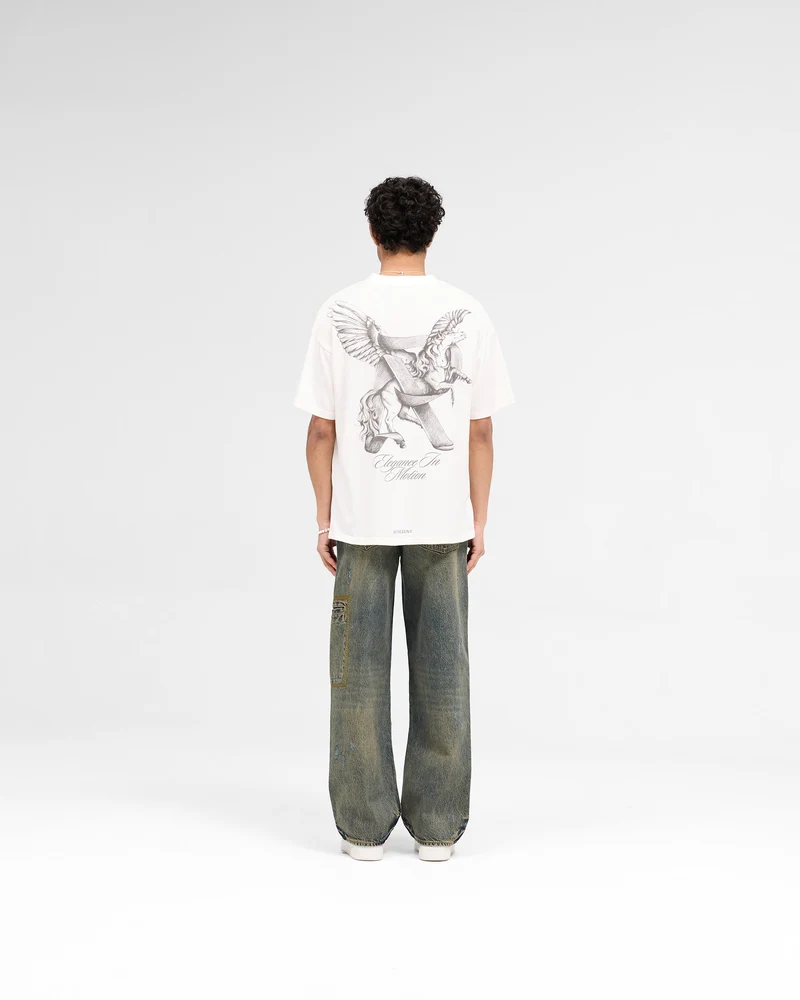Elegance In Motion T-Shirt - Flat White
