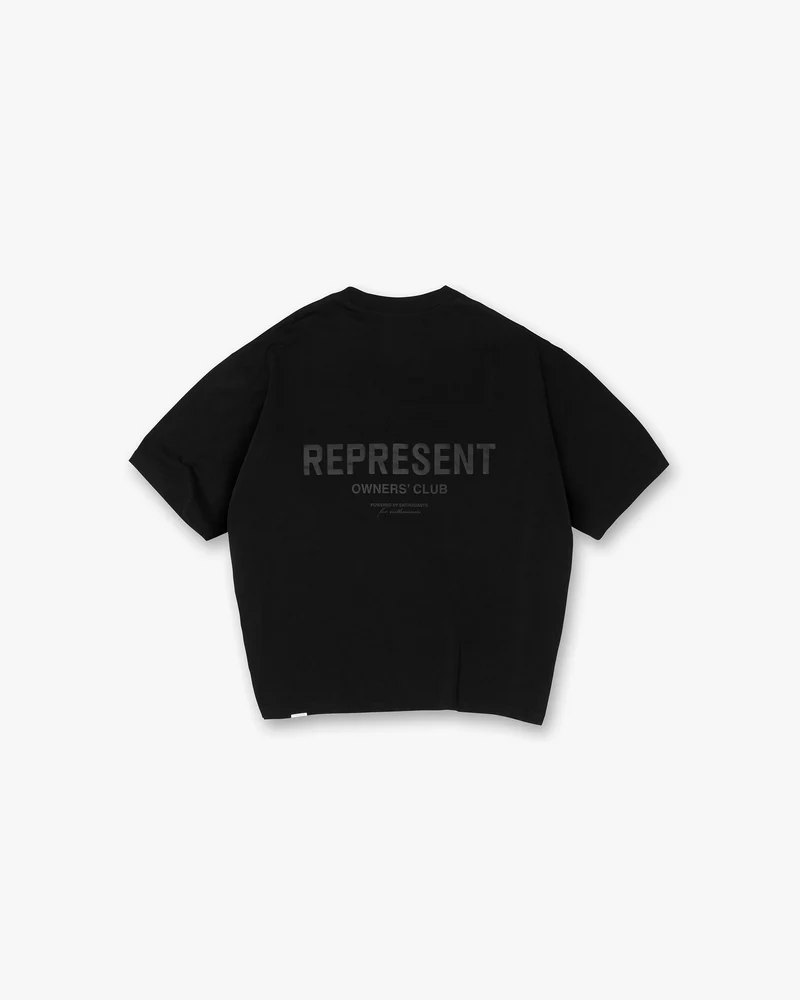 Represent Owners Club T-Shirt - Black Matte