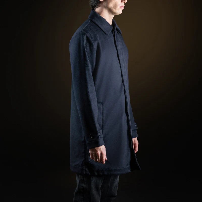 Navy Blue Trench