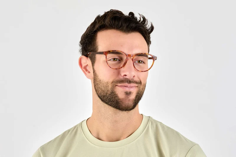 Hope Orange Eyeglasses