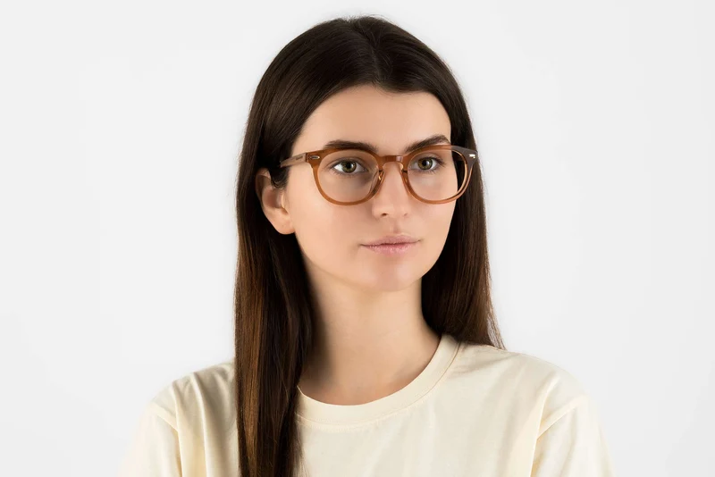 Fierce Brown Eyeglasses