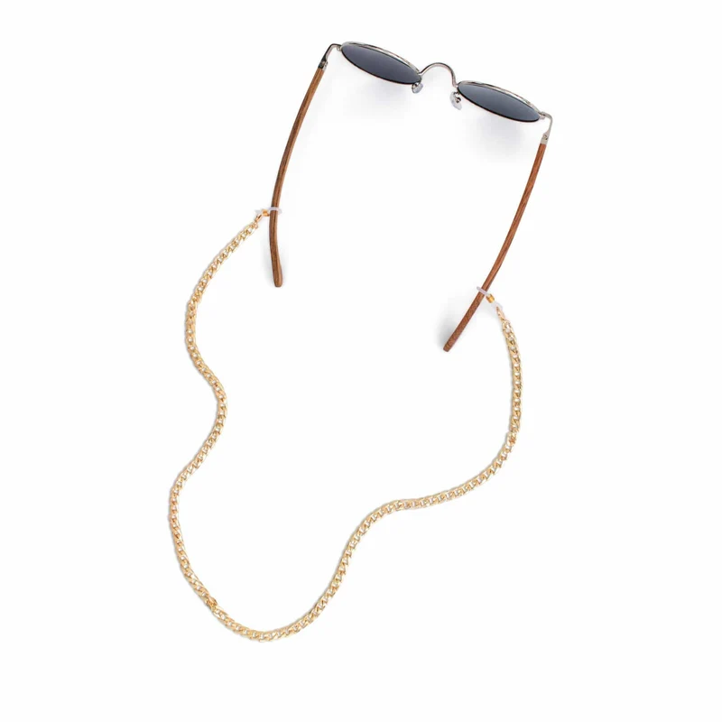 Gold Cuban Link Glasses Chain