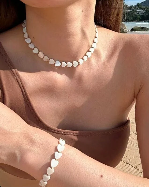 Collier Cœur Nacré - Cornelia