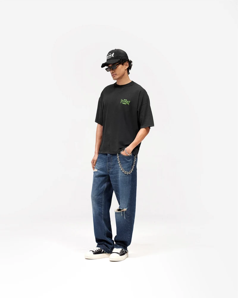 Represent x The Viper Room Glow T-Shirt - Vintage Black