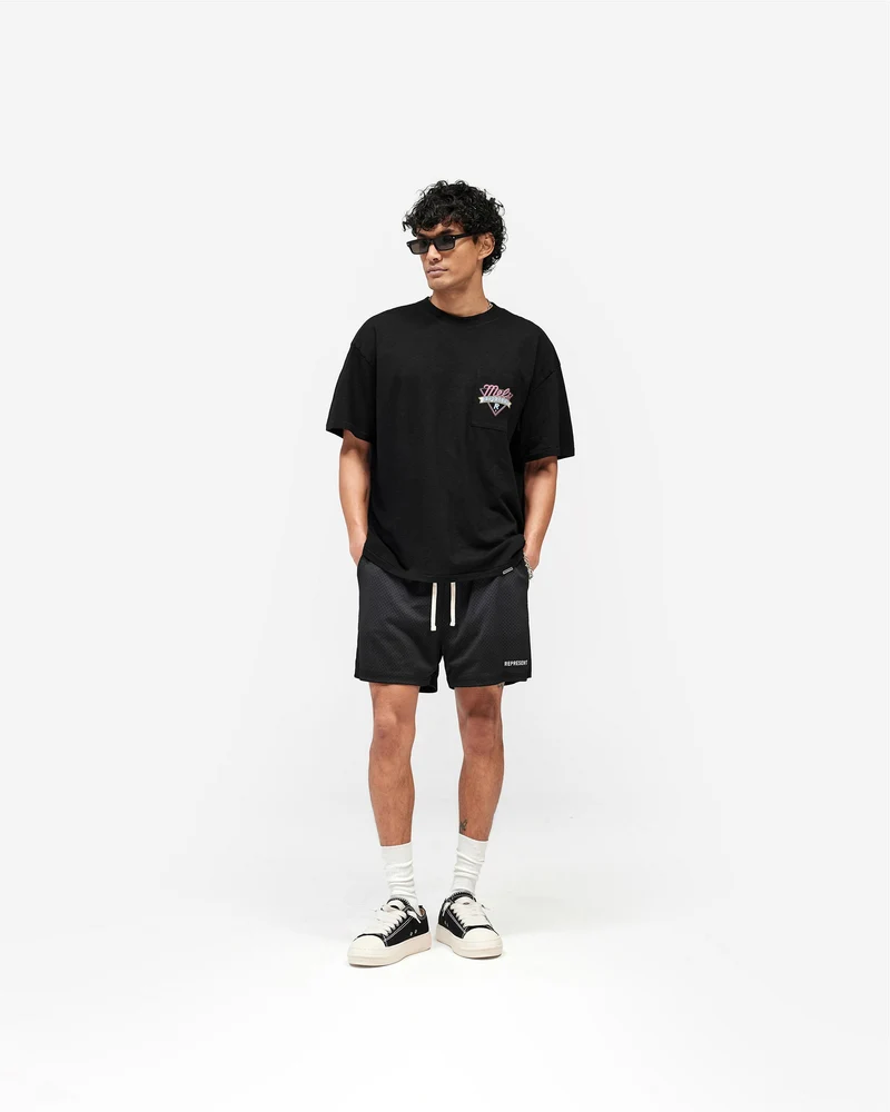 Represent x Mels Diner T-Shirt - Jet Black