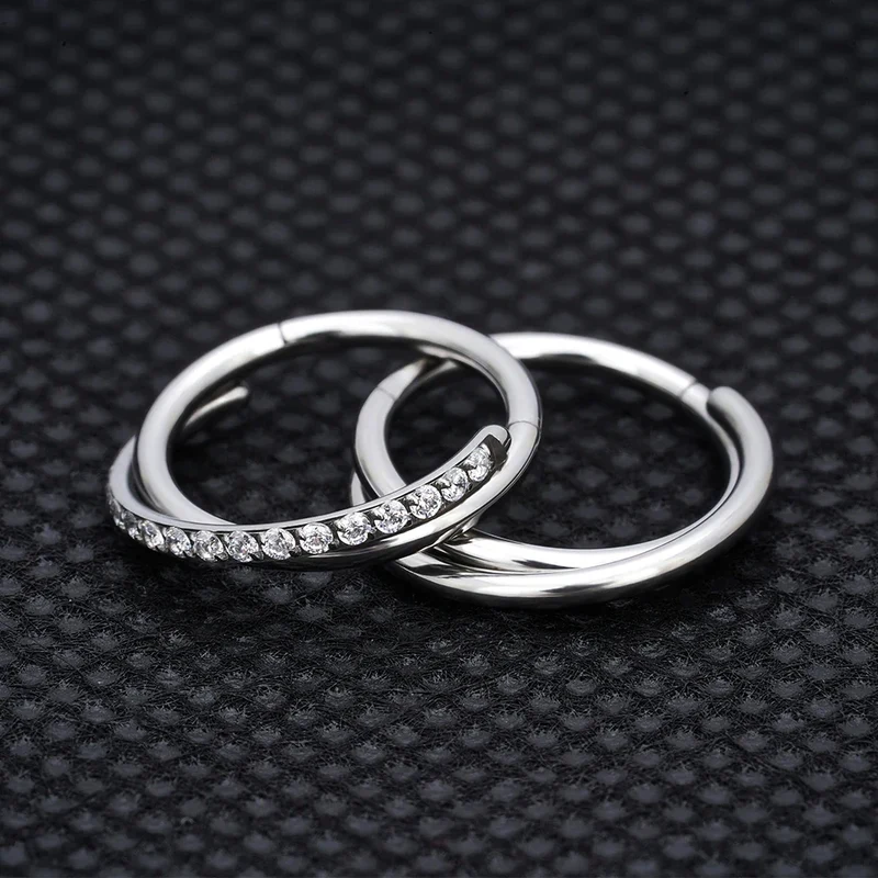 Double hoop conch earring 16g 12mm conch hoop outer conch ring titanium gold silver 8mm 10mm twisted ring