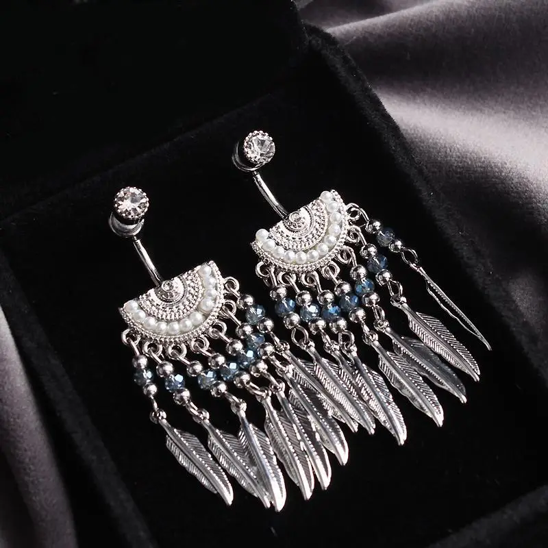 Boucles Oreilles Plumes Amérindiennes