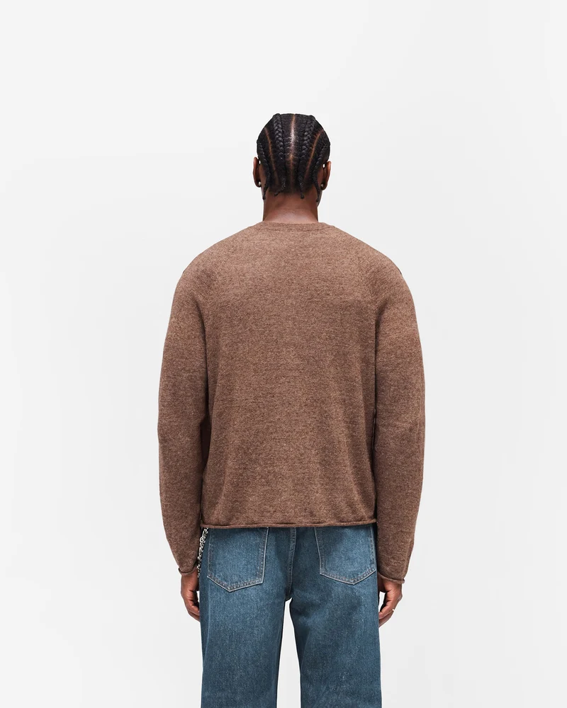 GH Knitted Long Sleeve Top - Espresso