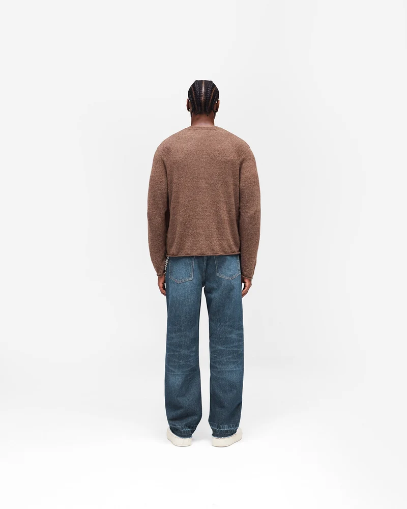 GH Knitted Long Sleeve Top - Espresso