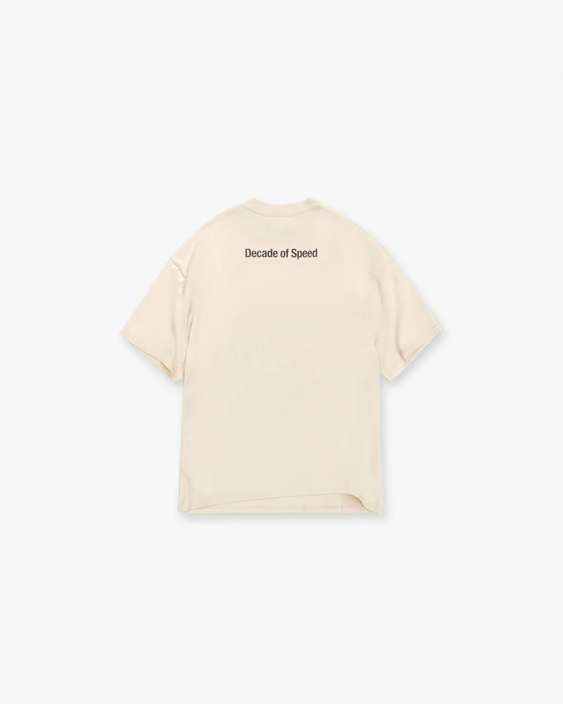 Decade Of Speed T-Shirt - Cream