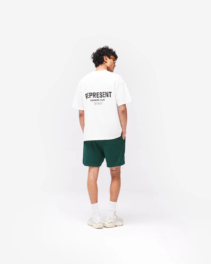 Represent Owners Club Mesh Shorts - Racing Green