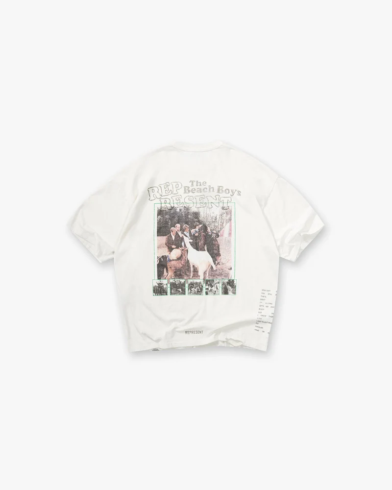 Represent x Beach Boys Pet Sounds T-Shirt - Flat White