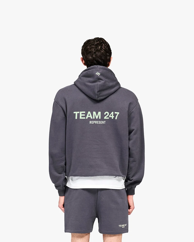 Team 247 Oversized Hoodie - Graphene