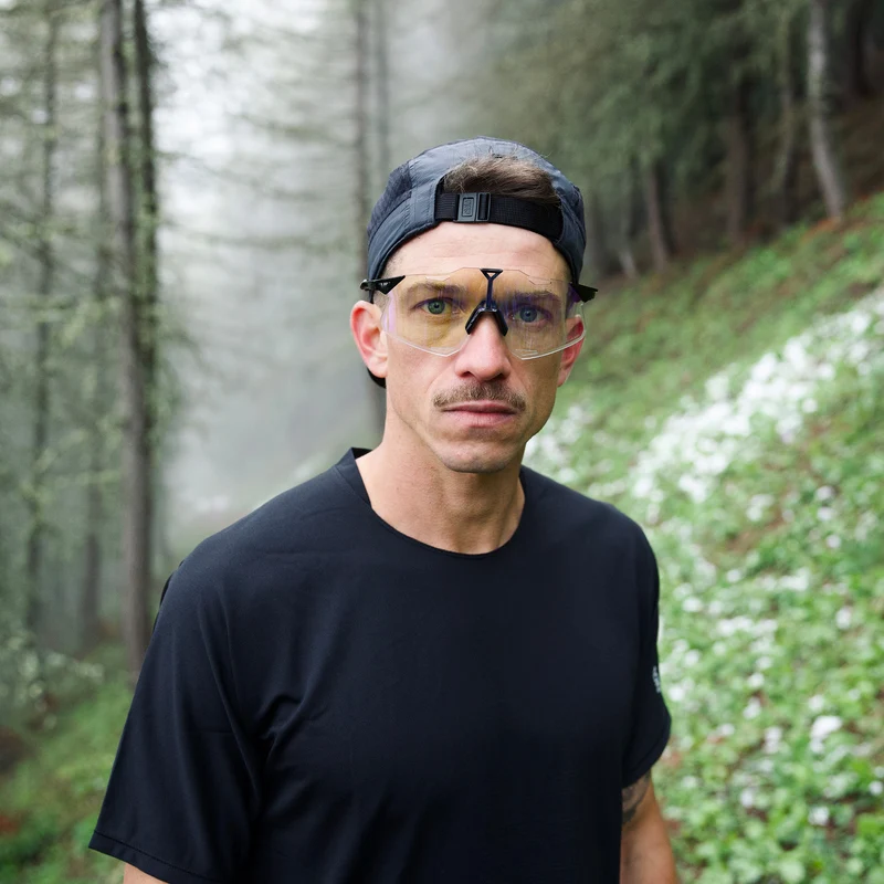 HYPERCRAFT - Gloss Black - Photochromic Purple Mirror