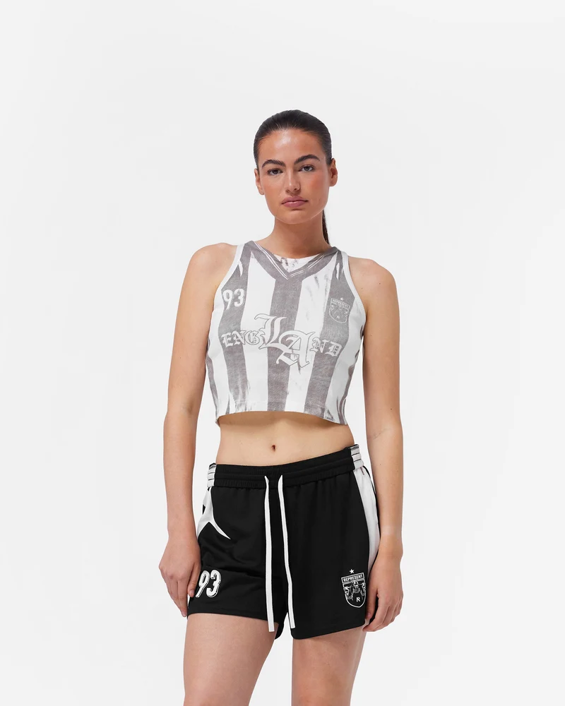Printed Vest - Flat White