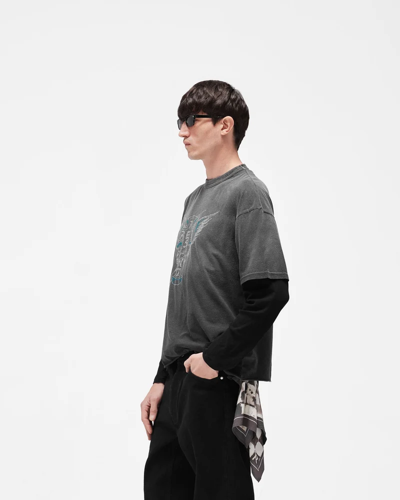 Westside T-Shirt - Stained Black