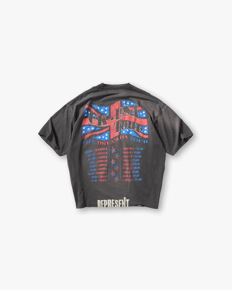 Dream On Tour T-Shirt - Sun Fade Grey