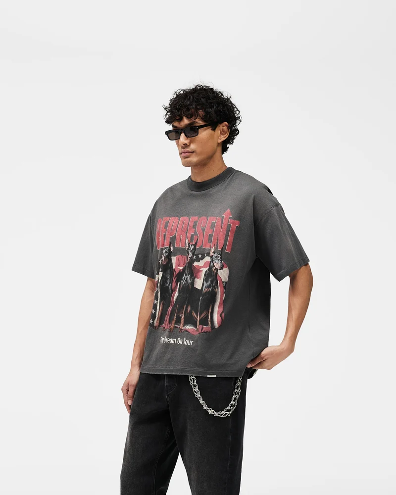 Dream On Tour T-Shirt - Sun Fade Grey