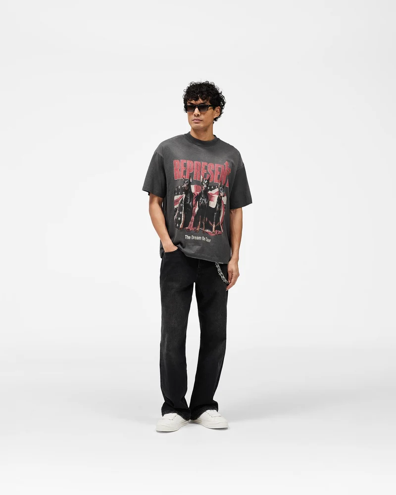 Dream On Tour T-Shirt - Sun Fade Grey