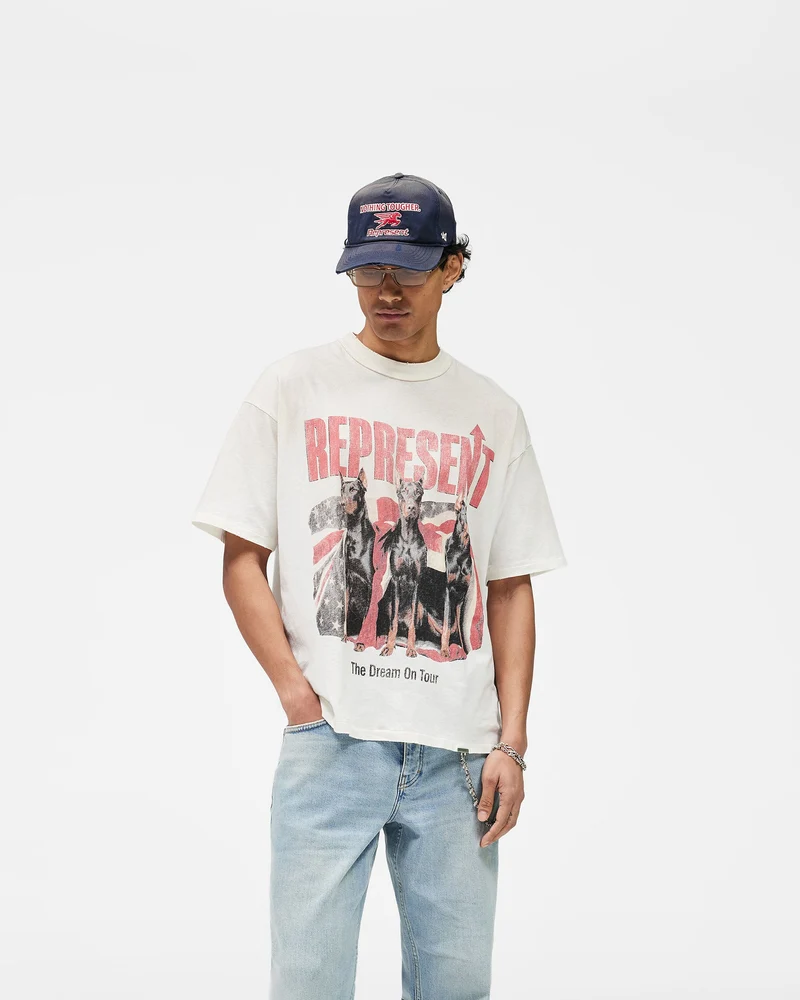 Dream On Tour T-Shirt - Washed Ecru
