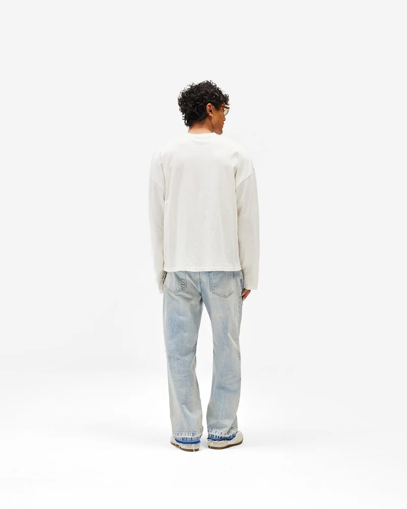 Represent Owners Club Long Sleeve T-Shirt - Chalk