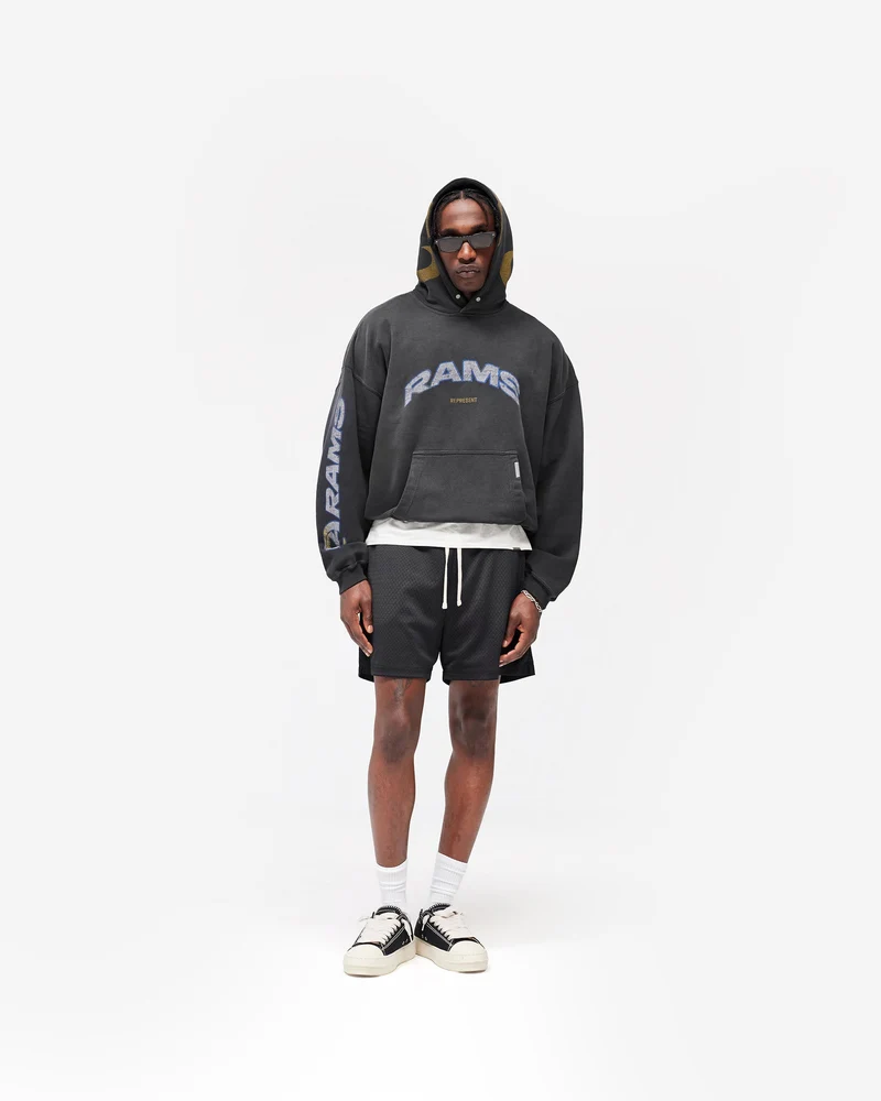 Los Angeles Rams x Represent Hoodie - Stained Black