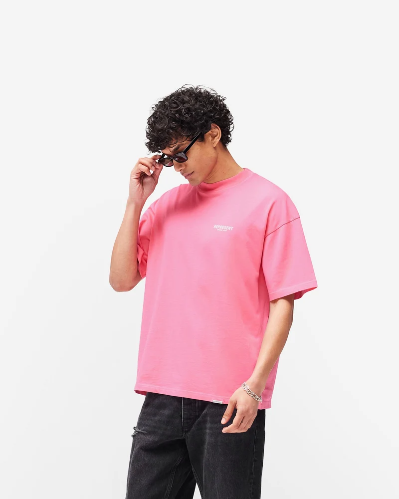 Represent Owners Club T-Shirt - Bubblegum Pink