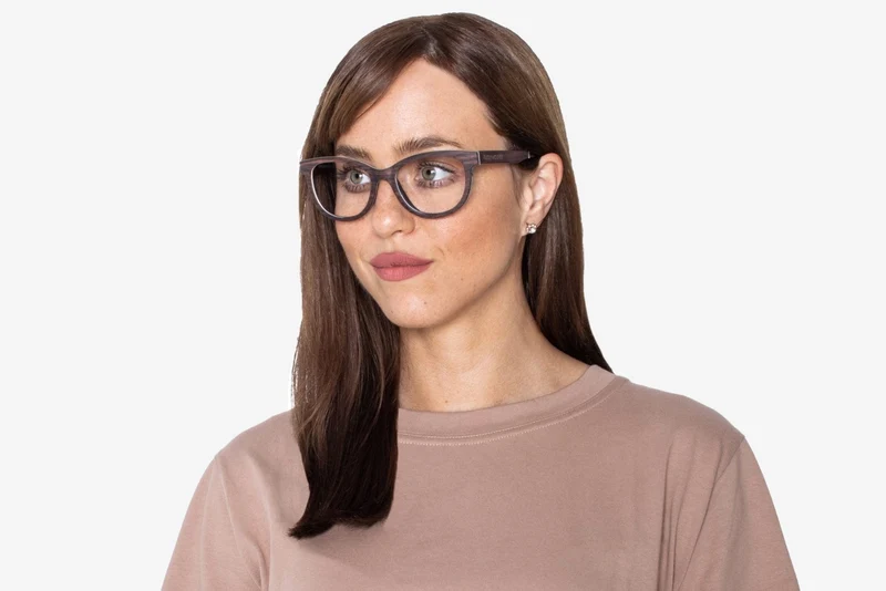 Charm Purple Eyeglasses