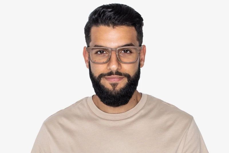 Bold Brown Eyeglasses
