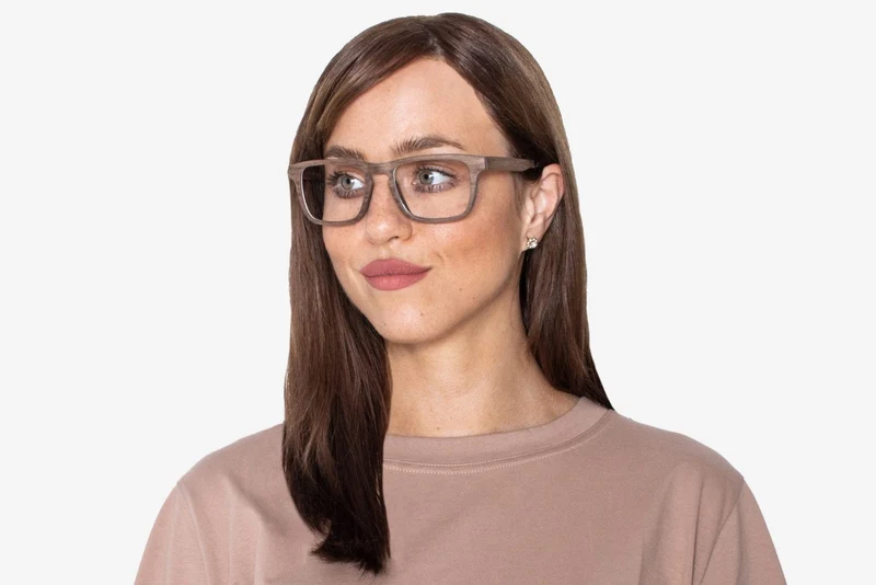 Bold Brown Eyeglasses