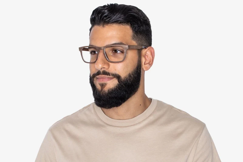 Bold Brown Eyeglasses