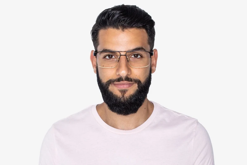 Euphoria Gold Eyeglasses