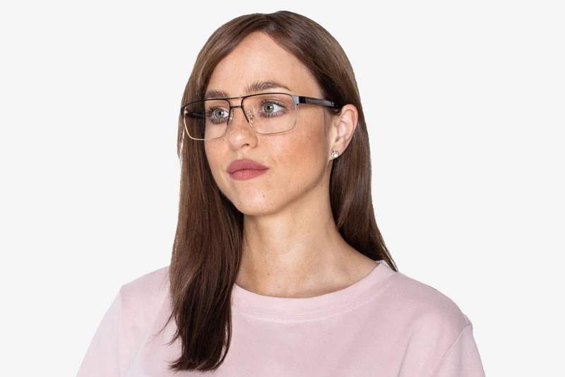 Euphoria Gold Eyeglasses
