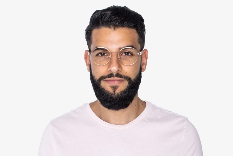 Joy Rose Gold Eyeglasses
