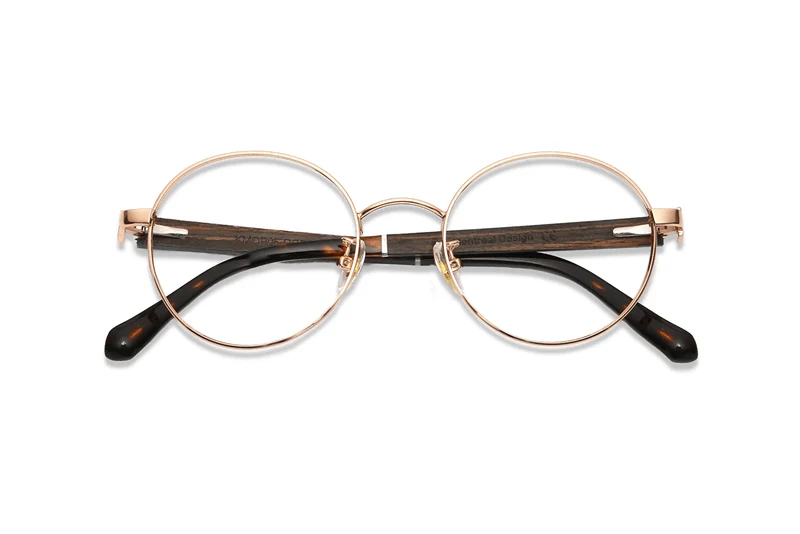 Joy Rose Gold Eyeglasses