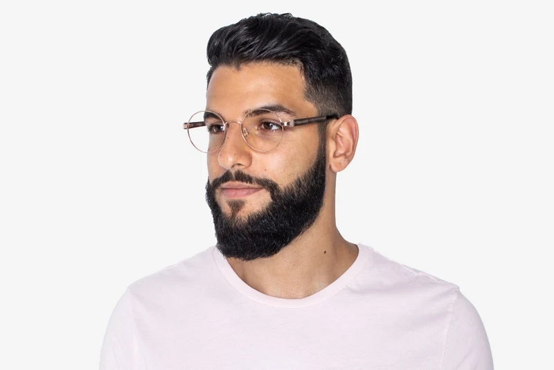 Joy Rose Gold Eyeglasses