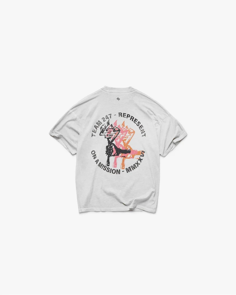 247 Torch Boxy T-Shirt - Bleach Wash