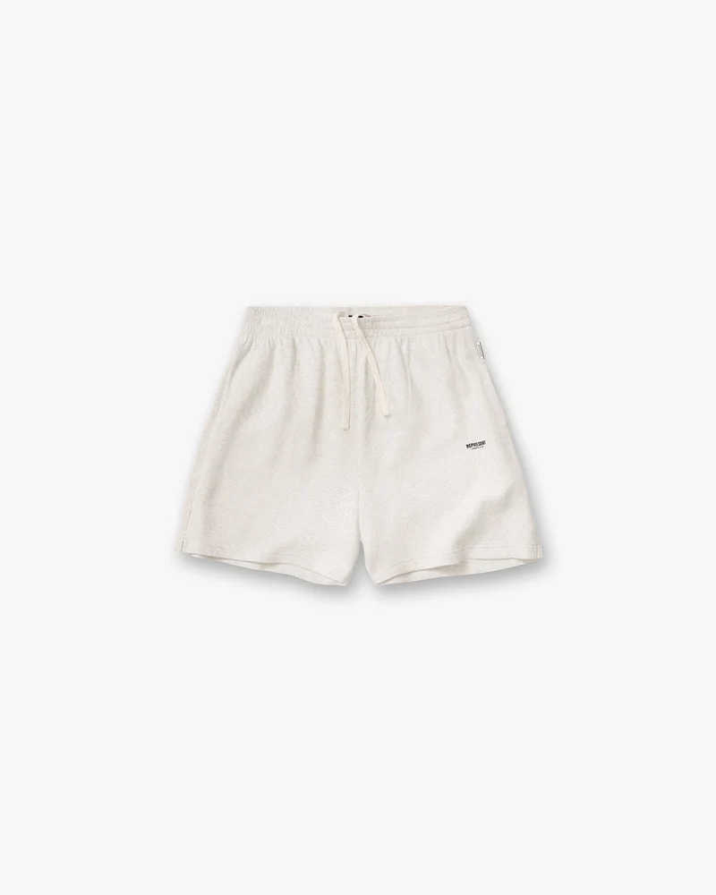 Micro Owners Club Mesh Shorts - Cream Marl